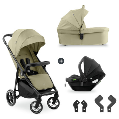 Hauck Shop And Care Trio Travel System - Olive