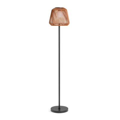 Habitat Solar Rattan Floor Lamp