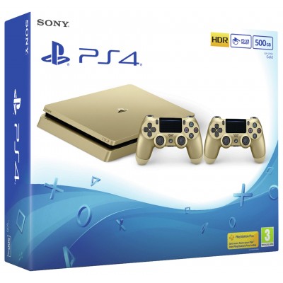 Argos Product Support for PS4 Slim console 500GB Gold 728 5787