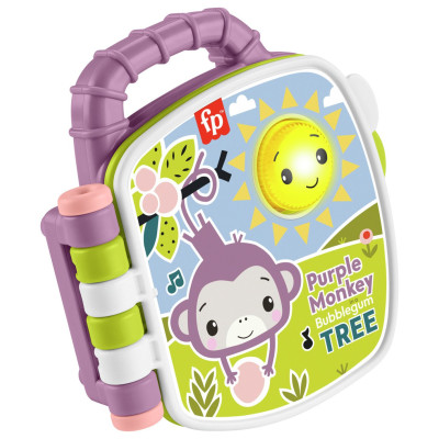 Fisher-Price Purple Monkey Musical Storybook Toy