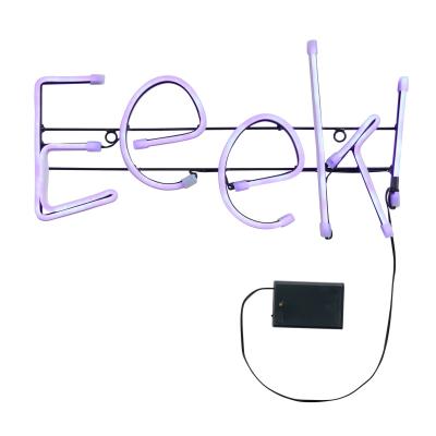 Argos Home Battery Neon Effect Eeek Sign Halloween Light