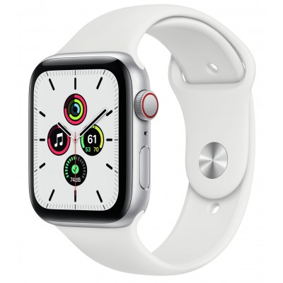 APPLE WTCH SE GPS 44MM SIL ALU WHT SPRTB