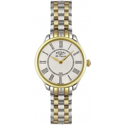 Rotary Ladies' Two Tone Gold Plated Elise Watch