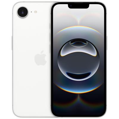SIM Free iPhone 16e 5G 256GB AI Mobile Phone - White