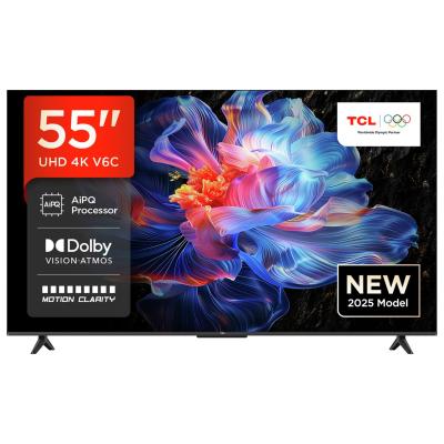 TCL 55 Inch 55V6C-UK Smart 4K UHD HDR LED TV
