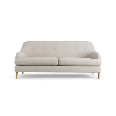 Habitat Frome Fabric 3 Seater Sofa - Natural - Ash Leg