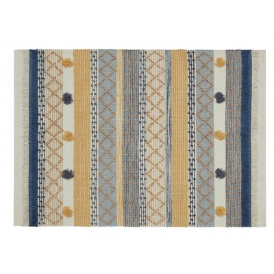 Habitat Home Handwoven Wool Blend Rug - 120x160cm - Mustard