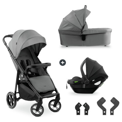 Hauck Shop And Care Trio Travel System - Grey