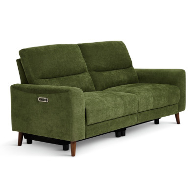 Argos Home Ezra Fabric 2 Seater Recliner Sofa - Green
