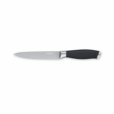Tower Small Soft Grip Utility Knife - Black & Silver