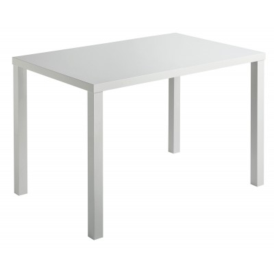 Hygena Lyssa 4 Seater Dining Table - White Gloss