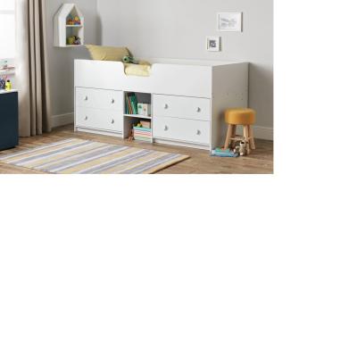 Habitat Jackson Storage Mid Sleeper Bed - White