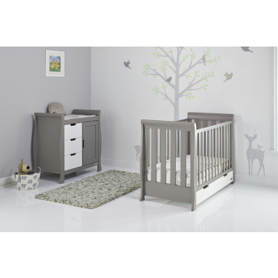 STAMFORD RETRO 2PC ROOM TAUPE GREY WHITE