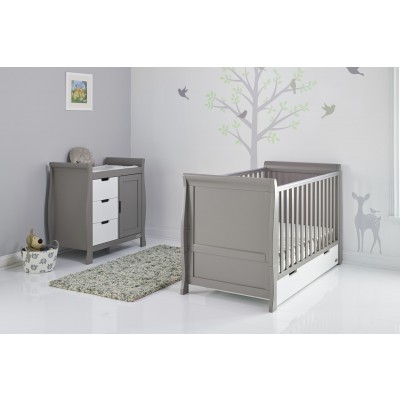 STAMFORD RETRO SLEIGH 2PC TAUPE GREY WHT