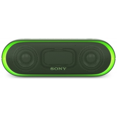 Sony SRSXB20G Portable Wireless Speaker - Green