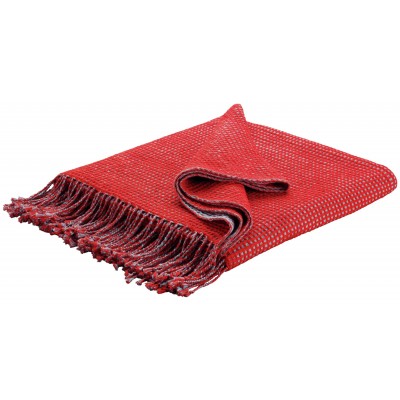 Habitat Abban 150x170cm Throw - Tomato