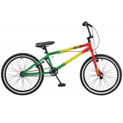 Rooster Jammin 20 Inch Bike - Red, Green & Yellow