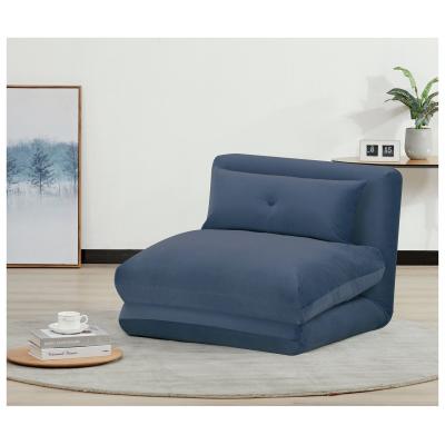 HAB LEXI VELVET CHAIR BED NAVY