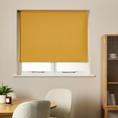 Habitat Blackout Mustard Roller Blind - 120cm