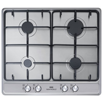 New World Suite GHU60GE Gas Hob - Stainless Steel