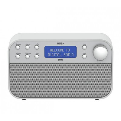Bush DAB Radio - White/Silver