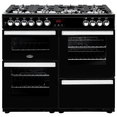 Belling Cookcentre 100DFT 100cm Range Cooker - Black