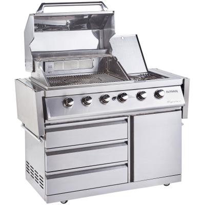 Outback Signature 4 Burner Hybrid Gas BBQ