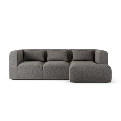 Habitat Lars Right Hand Corner Sofa - Charcoal - Ash Leg