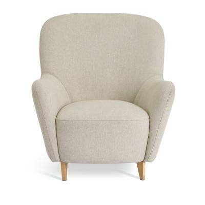 Habitat Denham Fabric Wingback Chair - Taupe