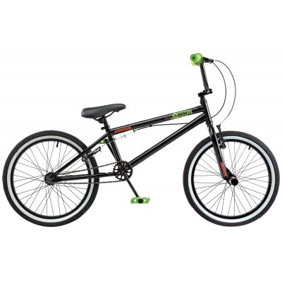 Rooster Jammin 20 Inch Adult Bike - Black & Green