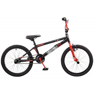 Rooster Radical 20 Inch Adult Bike - Black & Red