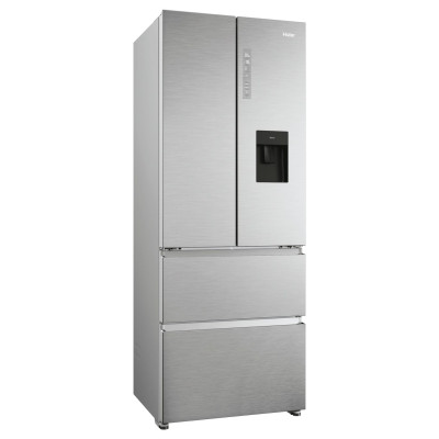 Haier HFR5719EWMP American Fridge Freezer- Inox