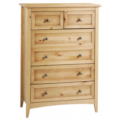 Camborne 4+2 Drawer Chest White