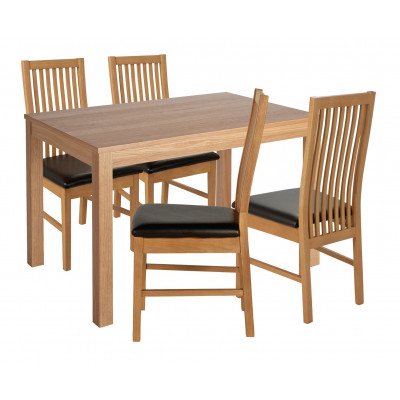 TC CLIFTON OAK 120 TBL  4 PARIS   BLACK