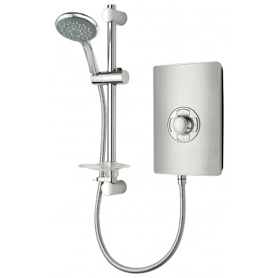 Triton Collection II 9.5kW Brushed Steel Electric Shower
