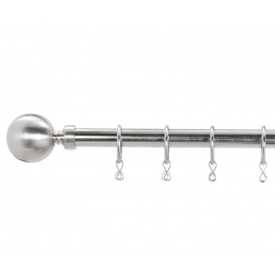 Argos Home Steel Fixed Curtain Pole - 400cm