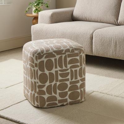 AH LOUISE GEO STUCTURED POUFFE