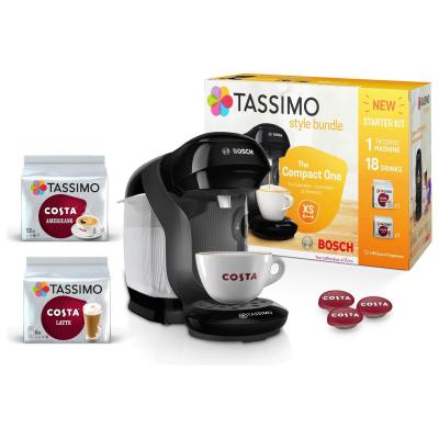 Tassimo Style Pod Coffee Machine Bundle &ndash; Black