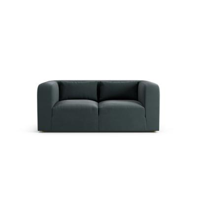 Habitat Lars Fabric 2 Seater Sofa - Charcoal - Ash Leg