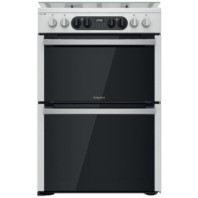 Hotpoint HDM67G8C2CX/UK 60cm Dual Fuel Electric Cooker