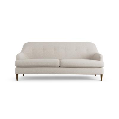 Habitat Frome Fabric 3 Seater Sofa - Natural - Dark Leg