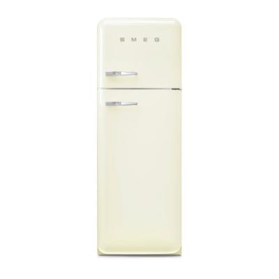 SMEG 60CM RHH FRIDGE FREEZER CREAM