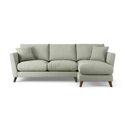 Habitat Lomond Right Hand Corner Sofa - Sage Green -Dark Leg