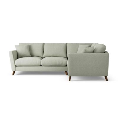 Habitat Lomond Right Hand Corner Sofa - Sage Green -Dark Leg
