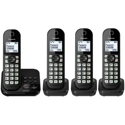 Panasonic KX-TGC464EB Cordless Phone & Answer Machine - Quad