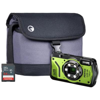 PENTAX WG 8 TOUG CAM GREEN SD CARD BAG