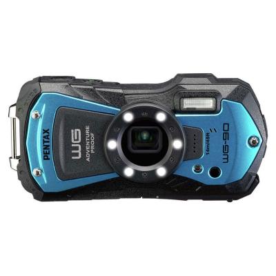 Pentax WG-90 16MP 5x Zoom Compact Digital Camera - Blue
