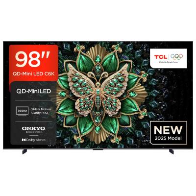 TCL 98 Inch 98C6K Smart 4K UHD HDR Mini LED TV