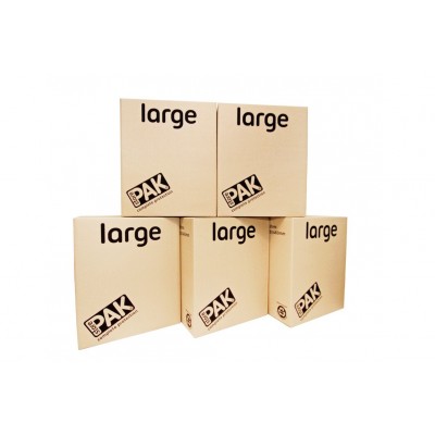 PACK OF 5 LARGE STORAGE BOXES