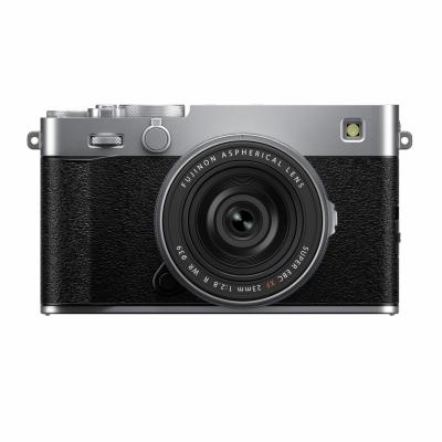 Fujifilm X-E5 Mirrorless Camera with 23-35mm Lens - Silver